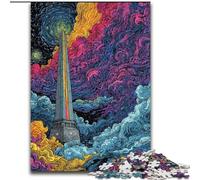 Jigsaws 1000 Pieces for Adults Celestial Obelisk Splitting Educational Games Home Decoration for Is Ideal As A Gift for The Whole Family (size 26x38cm)