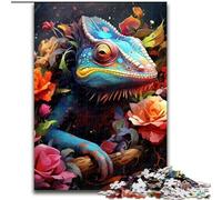Jigsaws 1000 Pieces for Adults Chameleon Challenging Puzzles size50x75cm Gift for Men And Women, Daily & Special Occasion