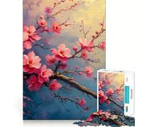 Jigsaws 1000 Pieces for Adults Cherry Blossom Japan Clean Fit Decor Brain Exercise Toy Cozy Time Play Birthday Fun Play (50x75cm)