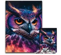Jigsaws 1000 Pieces for Adults Color Owl Puzzles for Adults Challenging Brain Teaser for Teenagers, Family Fun Interactive Game 50x75CM/19.68x29.52inch