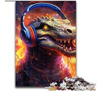 Jigsaws 1000 Pieces for Adults Colorful Art Crocodile Challenging Puzzles size50x75cm Gift for Men And Women, Daily & Special Occasion