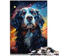 Jigsaws 1000 Pieces for Adults Colorful art dog learning educational toys 26x38cm Stress Reliever Staycation Kill time for teenager Age 14+