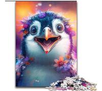 Jigsaws 1000 Pieces for Adults Colorful Art Penguin JigsawPuzzle 1000 Pieces for Adults Perfect for Home & Office Decor, Parties, Birthdays (Szie 26x38 cm)