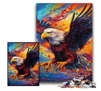 Jigsaws 1000 Pieces for Adults Colorful Eagle cardboard Puzzles Brain Teaser Game for Teenagers, Perfect Size 26x38cm