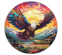 Jigsaws 1000 Pieces for Adults Colorful Eagle Challenging Puzzles Family Game Night Challenging And Rewarding Visual Experience 67.5x67.5cm