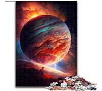 Jigsaws 1000 Pieces for Adults Colorful Planet Made of Wood, Perfect DIY Art Decor Or Birthday Gift 50x75cm Challenging Brain Teaser - Relaxing Toy for Teenagers