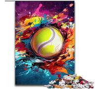 Jigsaws 1000 Pieces for Adults Colorful Tennis cardboard Jigsaw size 26x38cm Interactive Family Game, DIY Home Decor, Brain Teaser Gift