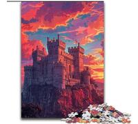 Jigsaws 1000 Pieces for Adults Colorful Warwick Castle 1000 Pieces Puzzle Gifts Suitable for Birthdays, Halloween, Thanksgiving, Easter (Size 26x38cm)
