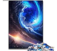Jigsaws 1000 Pieces for Adults Colourful Fantasy Cosmic Black Hole Made of Wood, Perfect Christmas & New Year Gift, 50x75cm Engaging Family Game Night Activity