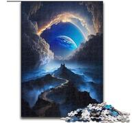 Jigsaws 1000 Pieces for Adults Colourful Fantasy Cosmic Black Hole Made of Wood, Perfect Christmas & New Year Gift, 50x75cm Engaging Family Game Night Activity