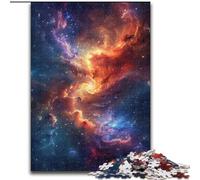 Jigsaws 1000 Pieces for Adults Colourful Galaxy Made of Wood, Perfect Christmas & New Year Gift, 50x75cm Engaging Family Game Night Activity