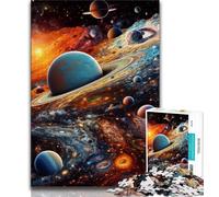 Jigsaws 1000 Pieces for Adults Colourful Universe,Help The Brain Exercise Addictive Toys to Cultivate Patience Artists Collection,Fine Art (38x26cm)