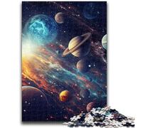 Jigsaws 1000 Pieces for Adults Colourful Universe Puzzles for Teenagers,Brain Intelligence Challenge Addictive Toys for Home Decoration (75x50cm)