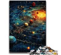 Jigsaws 1000 Pieces for Adults Colourful Universe Puzzles for Teenagers,Brain Intelligence Challenge Addictive Toys for Home Decoration (75x50cm)