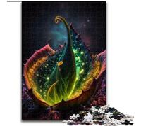 Jigsaws 1000 Pieces for Adults Cosmic Carnivore Succulent cardboard Jigsaw Puzzles size 26x38cm Perfect for Halloween, Christmas, Birthday Gift