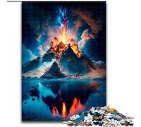 Jigsaws 1000 Pieces for Adults Cosmic Eruption Made of Wood, Perfect Christmas & New Year Gift, 50x75cm Engaging Family Game Night Activity