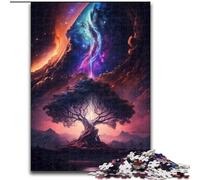 Jigsaws 1000 Pieces for Adults Cosmic Heaven Made of Wood, Unique DIY Home Decor Gift Idea 50x75cm Adult & Family Activity, DIY Home Decor Gift