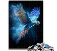 Jigsaws 1000 Pieces for Adults Cosmic Parrot Adult Puzzles,for Educational Game Challenge Toy Birthday Present, Gifts, Wall Art (38x26cm)