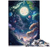 Jigsaws 1000 Pieces for Adults crazy Space Landscape Stress Relief Toys 26x38cm Enhance love between couples for teenager Age 14+
