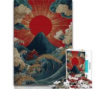 Jigsaws 1000 Pieces for Adults Crow Standing on A Book,Help The Brain Exercise Addictive Toys to Cultivate Patience Perfect Decoration (75x50cm)