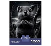 Jigsaws 1000 Pieces for Adults Cute Mouse in Forest Jigsaws for Adults Hands-on Game Difficult Challenge Challenging Game Gifts 70x50cm/1000pcs