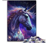 Jigsaws 1000 Pieces for Adults Cute Pony Made of Wood, Perfect DIY Art Decor Or Birthday Gift 50x75cm Brain Teaser Game for Teenagers, Perfect