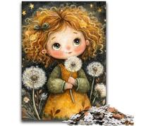 Jigsaws 1000 Pieces for Adults Dandelion Girl Learning Educational Toys Family Games Gifts for Friends And Family 50x75cm