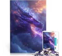 Jigsaws 1000 Pieces for Adults Dangerous Dragon Lernspielzeug für die ganze Familie Geburtstagsgeschenk, Geschenke38x26cm