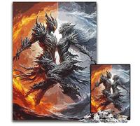 Jigsaws 1000 Pieces for Adults Demon Couple Challenging Puzzles Family Activity DIY Home Decor 1000 PCS(38x26cm)