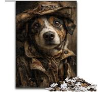 Jigsaws 1000 Pieces for Adults Detective Dog,Educational Games Home Decoration for Is Ideal As A Gift for The Whole Family 50X75CM