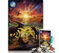 Jigsaws 1000 Pieces for Adults Dinosaur World 1000 Pieces for Adults,Birthday Present, Gifts, Wall Art for Age 14 Years Up (size 38x26cm)