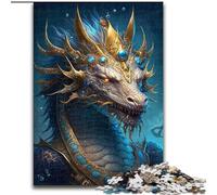 Jigsaws 1000 Pieces for Adults Dragon Monster Made of Wood, Perfect Christmas & New Year Gift, 50x75cm Engaging Family Game Night Activity