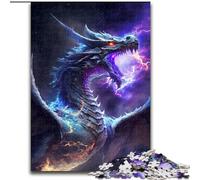 Jigsaws 1000 Pieces for Adults Dragon Ruler of The Galaxy Made of Wood, Perfect Christmas & New Year Gift, 50x75cm Engaging Family Game Night Activity