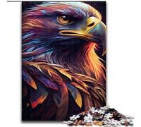 Jigsaws 1000 Pieces for Adults Eagle Colorful Wooden Jigsaw Puzzles size 50x75cm Perfect for Birthday, Christmas