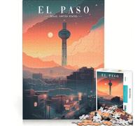 Jigsaws 1000 Pieces for Adults El Paso, Practical Game, Home Art Decor, Unique Birthday And Xmas Gifts 38x52cm