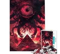 Jigsaws 1000 Pieces for Adults Eldritch Pyramid Jigsaw for Adults DIY Toys Perfect Decoration Unique Birthday And Xmas Gifts (Size 75x50cm)