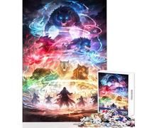 Jigsaws 1000 Pieces for Adults Elemental Wolf Spirits Home Decoration Toys Gifts Ideas Educational Game Suitable for Desktop Decoration Size 50x75cm