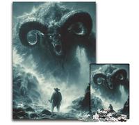 Jigsaws 1000 Pieces for Adults Epic Boss Fight Challenging Puzzles Perfect for Family Fun Party Games Birthday Party Favors 1000 PCS(75x50cm)