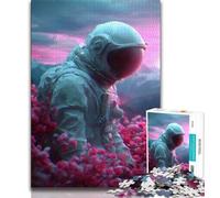 Jigsaws 1000 Pieces for Adults Fantasy Astronaut,Help The Brain Exercise Addictive Toys to Cultivate Patience Gift For Birthdays (75x50cm)