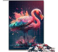 Jigsaws 1000 Pieces for Adults Fantasy Flamingo Impossible Jigsaw Puzzles for Adults size 26x38cm for Mother'S Day, Birthdays, Christmas