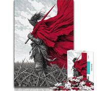Jigsaws 1000 Pieces for Adults Fantasy Knight,Stress Reliever Difficult Challenge Every Piece Is Unique - Challenging Family Fun Game (38x26cm)