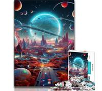 Jigsaws 1000 Pieces for Adults Fantasy Landscape,Help The Brain Exercise Addictive Toys to Cultivate Patience Artists Collection,Fine Art 50x75CM