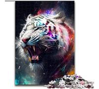Jigsaws 1000 Pieces for Adults Fantasy Tiger Jigsaw Puzzles for Adults 1000 Challenging Brain Teaser for Teenagers, Perfect for Home Decor Or Gift (Size 38x26cm)