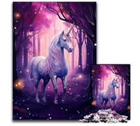 Jigsaws 1000 Pieces for Adults Fantasy Unicorn paper Jigsaw Puzzles for Adults Perfect DIY Artwork 1000 PCS(38x26cm)