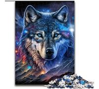 Jigsaws 1000 Pieces for Adults Fantasy Wolf cardboard Jigsaw Puzzles size 26x38cm Challenging DIY Brain Teaser for Teenagers