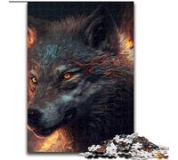 Jigsaws 1000 Pieces for Adults Fantasy Wolf JigsawPuzzle 1000 Pieces for Adults Perfect for Home & Office Decor, Parties, Birthdays (Szie 26x38 cm)