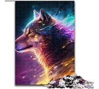 Jigsaws 1000 Pieces for Adults Fantasy Wolf Made of Wood, for Teenagers & Family Fun - DIY Brain Teaser Game Gift 50x75cm Birthday Party for Men Women