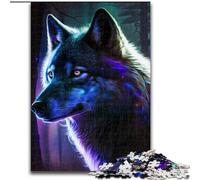 Jigsaws 1000 Pieces for Adults Fantasy Wolf Wooden Jigsaw Puzzles for Adults size 50x75cm Family Fun Activity, Brain Challenge, for Teenager