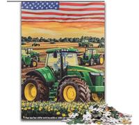 Jigsaws 1000 Pieces for Adults Farm Implement Tractor JigsawPuzzle 1000 Pieces for Adults Unique DIY Home Decor Gift Idea (size 26x38cm)