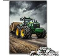 Jigsaws 1000 Pieces for Adults Farm Implement Tractor Puzzle Perfect for Family Fun on Christmas, Thanksgiving, Birthdays & Easter 50X75CM